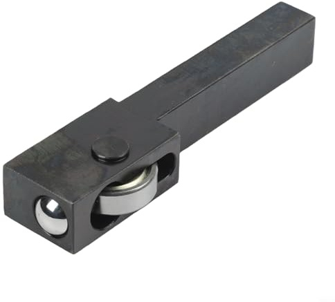 Hoppipola Hochpräzises Walzenpolierwerkzeug für Mini-Drehmaschine, Spiegelglanz Metallbearbeitung, Robuster Kohlenstoffstahl mit Rostschutz, Konventionellen und CNC-Drehmaschinen
