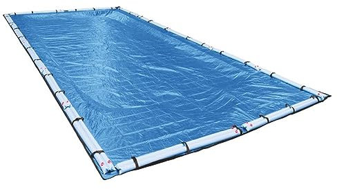 Robelle 542550R-ROB Blue Mesh Winter Poolabdeckung für Untergrund-Schwimmbäder, 7,6 x 15,2 m Pool