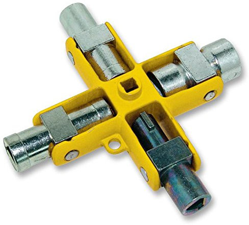 Universalschalter-Schlüssel, 9-in-1, Außentiefe 92 mm, Außenlänge 20 mm, Außenbreite 96 mm, Gewicht 172 g, Befestigungen und Hardware