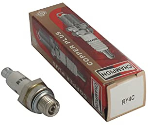 CHAMPION – Candela di accensione Champion RY4C – durevole e affidabile – Pezzo di ricambio di alta qualità – equivalente NGK CMR6A, CMR7A