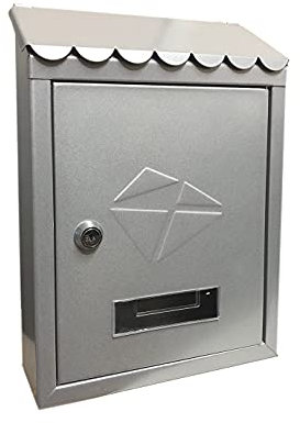 Kippen 10005BS - Cassetta Postale Modello IRON di Colore Silver. Dimensioni: 300x210x70mm.