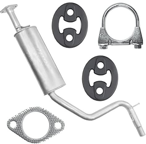 Ferroz Mitteltopf Auspuff Mittelschalldämpfer für Ford Mondeo MK3 III 3 Kombi 1.8i