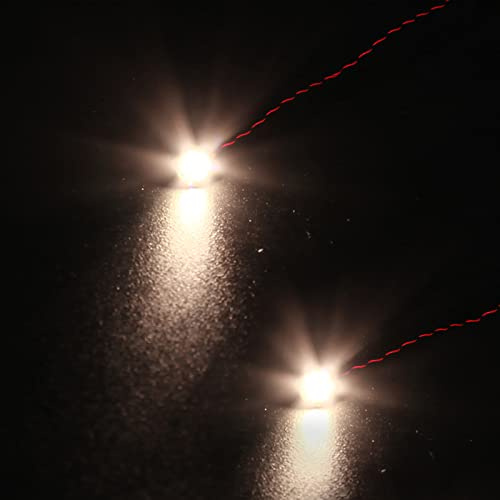 BrickBling Set di luci LED bianche calde (30 cm) per illuminazione fai da te e MOC, confezione da 2 pezzi, compatibile con Lego and Other Major Brand Bricks