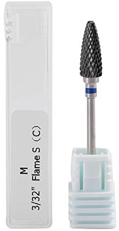 Punte Fresa Unghie in Ceramica per Tornio, 5 Tipi di Punte per Manicure e Pedicure, Strumenti per Lucidare e Rimodellare le Unghie (C)