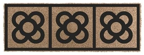 UNIMASA Felpudo de Fibra de Coco 75x25cm Antideslizantes - Alfombras Originales para la Entrada a Casa, Pasillos, Puertas de Exterior - Panot