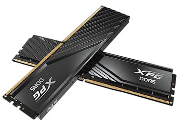 XPG Lancer Blade DDR5 6000MHz CL30 32GB (2x16GB) PC5-48000 RAM 288-Pins UDIMM Desktop Memory Kit Black Heatsink(AX5U6000C3016G-DTLABBK)