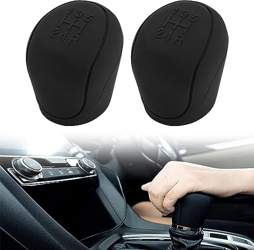 Protector Cubierta De La Perilla De La Palanca De Cambios Del Coche De Silicona, Pomos de Palanca de Cambios, Funda Pomo Cambios Marcha Coche Antideslizante, Cubierta de Perilla de palanca de Marchas