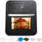 LUNSY Friggitrice ad aria calda, 12 l, 2000 W, XXL, 8 programmi, friggitrice ad aria calda, per friggere senza olio, con funzione grill