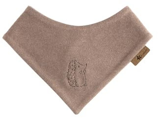 Sterntaler Halstuch aus feiner Strickware mit Igel-Stickmotiv, gefüttert, mit Klettverschluss - unisex Accessoires für Babys & Kleinkinder - weich, elastisch und bequem - sand, Gr. 1