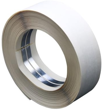 Befun Gipskarton Kantenschutzband 30 m x 5 cm mit Aluminiumstreifen | Für stabile Innen- und Außenecken – Verhindert Risse, schützt Kanten und sorgt für saubere Trockenbau-Ergebnisse