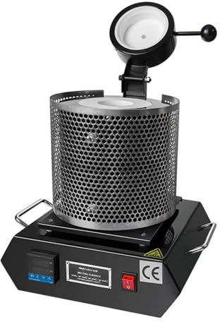 Horno portátil de fusión rápida de 5 kg para joyas de metal que se derriten por encima de 1150 ℃