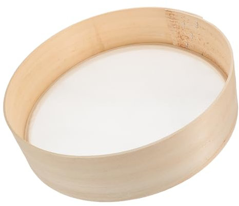 MOTHNUR De Madera para Harina Colador De Malla Fina para Repostería para Tamizar Harina Azúcar y Sal Cocina y Pastelería