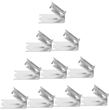 HYTROVE 10pcs Freezer Shelf Clips Fridge Shelf Storage Organizer for Cooler Sturdy Material for Longevity