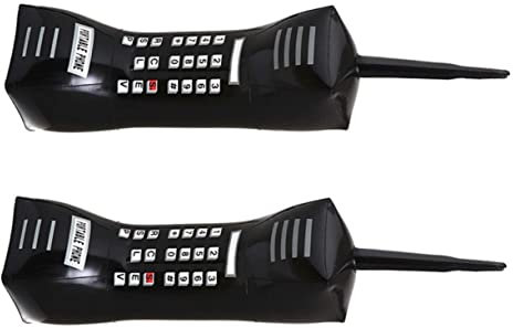 KICHOUSE 2piezas Teléfonos Infantiles De Pvc Duraderos Accesorio Para Fiestas Juguetes