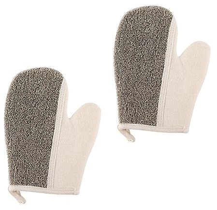 HONITANO 2stücke Badehandschuhe Für Peeling-scrub Kreative Duschhandschuhe Praktische Körperreinigungshandschuhe Massagehandschuhe Zum Sanften Peeling Und -massage Geeignet Für Arme