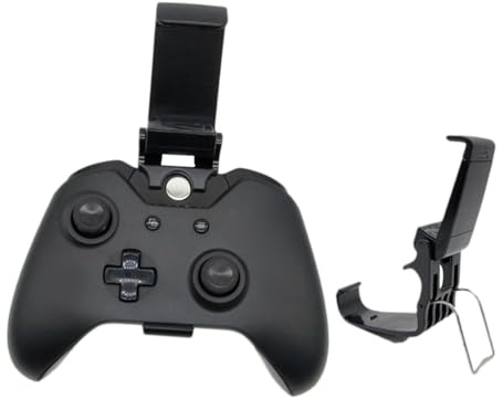 HOMSFOU 2stück Gamepad-ständer Mit Handyhalterung Und Gamepad-clip Für Controller Einsetzbar Schwarz Robust Und Sicher Mit Verstellbarem Betrachtungswinkel Für Mobiltelefone