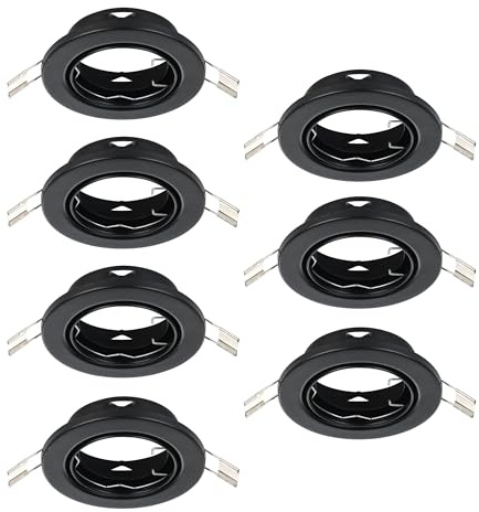 Eglo Set 7 faretti da incasso Agulo, lampada da soffitto