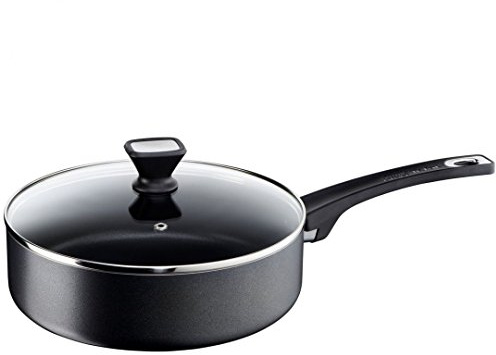 Jamie Oliver Schmorpfanne Titan, Antihaft-Beschichtung, mit Deckel, 24 cm