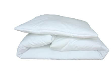 Baby's Comfort DUVET & PILLOW (100% Cotton cover) for CRIB, COT, COTBED or JUNIOR BED (150x120cm for junior beds)