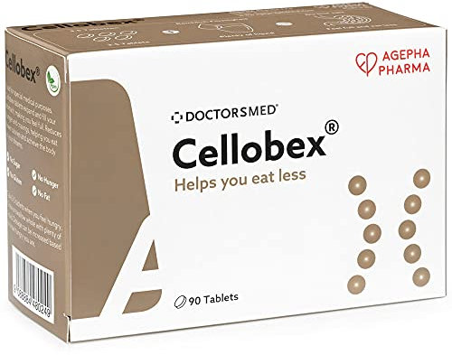 Cellobex® Supresor de Apetito | Pastillas para Adelgazar | Natural y Veganas | Seguras para Hombres y Mujeres | 90 Píldoras para Suprimir el Apetito