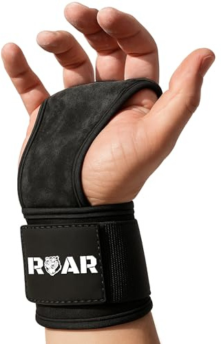 Roar Crossfit-Handschuhe für Herren, Crossfit-Handschuhe für Damen, Fitnessstudio, Gymnastik, Kunstgymnastik, Handgriffe, Calisthenics, Kunstleder, Grip-Handschuhe, Herrenhandschuhe (S)