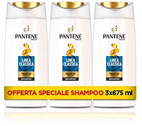 Pantene Pro-V Shampoo, 3 x 675 ml Klassische Linie 3 x 675 ml