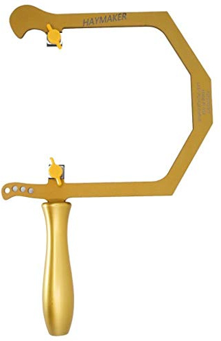Haymaker Jewelers Saw Frame by Lion Punch Forge, Made in USA, Gold