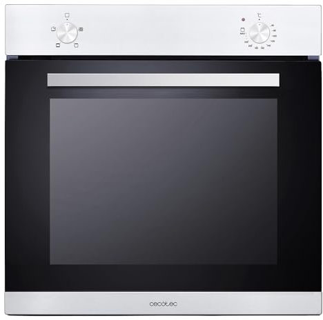 Cecotec Horno Integrable Convencional Bolero Hexa C126000 Line+ A. 2800W, Capacidad 77L, Bajo Consumo, 4 Funciones, Steam Assist, Steam EasyClean, Cooling Fan, Triple Glass, Luz Interior