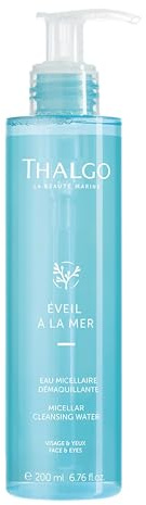 THALGO creme à la mer ansiktsrengöring makeupborttagare rengöringsvård gjord av marina extrakt 400 ml fördelsstorlek (miceller rengöringsvatten, 200 ml)