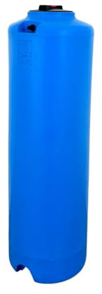 Serbatoio Polietilene PE per spazi ridotti certificato acqua potabile 300 litri diametro 50 cm h 153 cm Made in Italy