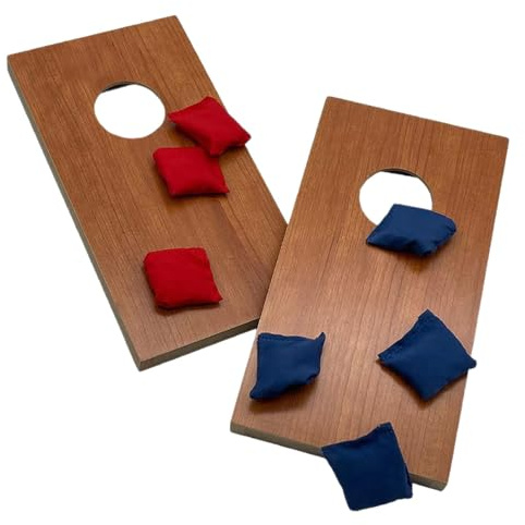 TTETTZ 2Pcs Outdoor Spiel Mini Desktop Cornhole für Gruppen Innen