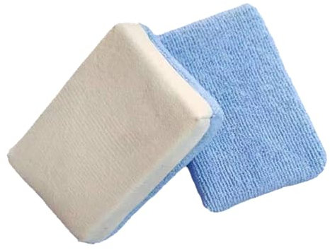 AKSIQIOL Dual-Pack Car Windshield De-Icer & Demister Pad, 2-in-1 Chamois & Microfiber Glass Cleaner, Streakless Window Demisting Kit, Reusable, Machine-Washable Auto Accessories