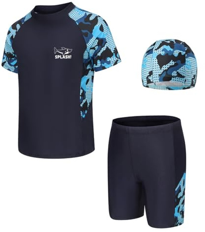 Cheerful Mario UV Badebekleidung Jungen Kurzarm Schutzkleidung Kinder Badeanzug Bademode