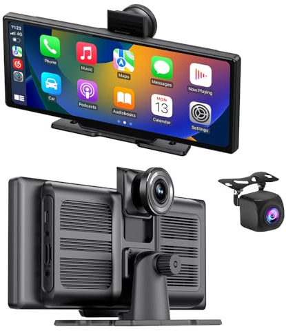 VOLTANO 10 Wireless CarPlay Screen — an in-car display with integrated dashcam, designed for drivers who want simple installation, 4K recording and stable CarPlay/Android Auto.