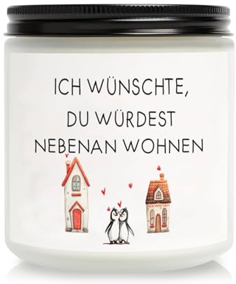 Geburtstagsgeschenk für Frauen, Handmade Lavendel-Soja-Duftkerze | Geschenke für Beste Freundin Schwester Kollegin zum Geburtstag Weihnachten, Lustiges Weihnachtsgeschenke für Freundinnen