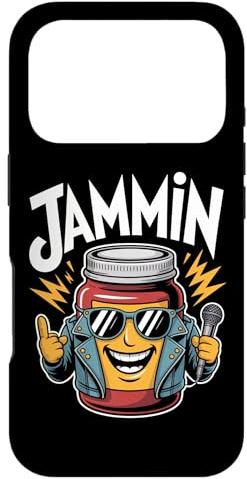 Jammin Cool Jam Jar With Microphone Fun Case for iPhone 17 Pro