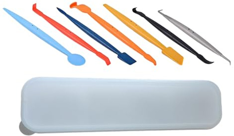 Generisch Set di attrezzi per finestre | set di attrezzi da 7 pezzi | pellicole per finestre con spatola – per principianti e professionisti uomini e conducenti garage officina