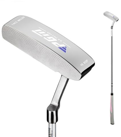 Putter da golf da donna per mancini in acciaio inox, bastone professionale da donna per allenatori di mancini e mazze da golf (sinistra)