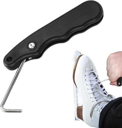 Tensador de cordones de hockey Mango plegable antideslizante
