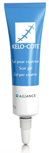 KELO-COTE Silikon-Narben-Gel 6g für chirurgische Narben, erhabene, wulstige Narben wie hypertrophe Narben und Keloide, Verbrennungen, Verletzungen, Kaiserschnitt