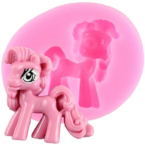 JLZK Birthday Unicorn Silicone Mold Fondant Mould Cake Decorating Tools Chocolate Kitchen Mold