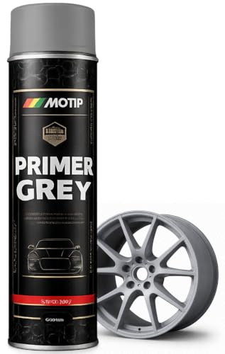 Motip Dupli RALLYE Haftgrund 600ml Sprühlack Acryl Spray Farbe (Primer grundierung Grau 604054)