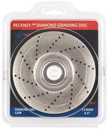RECKNEY 115mm Electroplated Diamond Grinding Disc Wheel Disc Polishing Tool For Tiles Granite Marble Stone Glass (1)