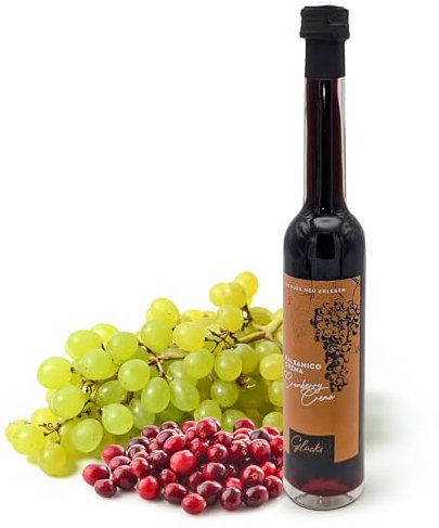 Glücks Momente Cranberry Crema 100ml Balsamico Crema Frucht Essigzubereitung mit 3% Säure
