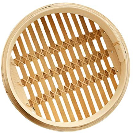 Panier vapeur en bambou pour cuisine asiatique - 30 cm