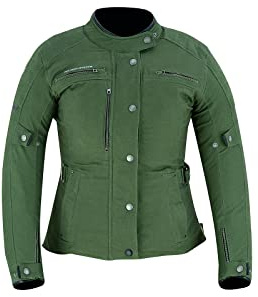 BLACKWILD Urban Style Motorradjacke Damen | Streetstyle Motorradjacke | Textiljacke Damen mit CE Schulter Ellenbogen, Weiten und Armverstellung