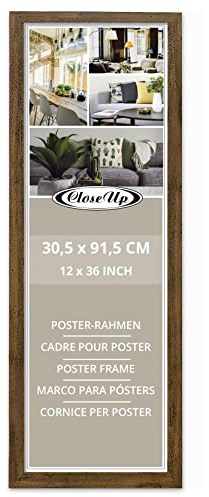 Close Up Posterrahmen 30,5 x 91,5 cm Eiche dunkel