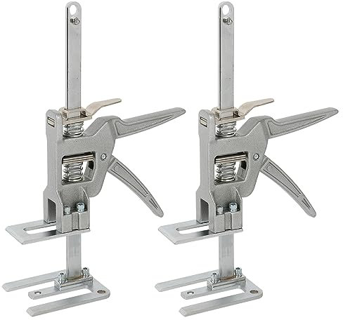 Arm-Handwerkzeug 2 Stück,CEIEVER Arbeitssparender Heber mit Skala Handhebewerkzeug Arbeitssparender Keramikfliesen Höhenregler für Fliesenheber,Türen,Fenster,Schrank