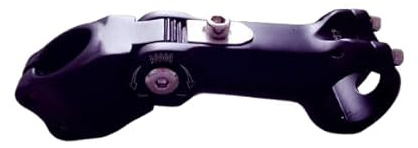 CarbonEnmy Fahrrad Vorbau verstellbar 0-30° 31.8mm Lenkerklemmung 1 1/8 Zoll Gabelschaft Aluminium 3D geschmiedet Länge 90-110mm Schwarz
