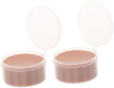 Healvian Narbenwachs Satz 85g Zweistückig Modellierwachs Für Künstliche Narben Und Nasenformen Langanhaltendes Spezialeffekt Make up Für Halloween Und Bühnen Hautfarbener Wachs Zur Narbenkaschierung